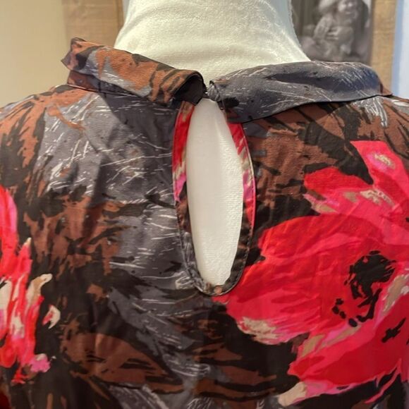 Boden Floral Silk Blend Blouse - Picture 4 of 8